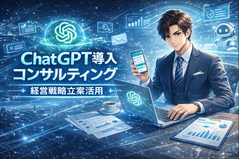 ChatGPT導入コンサルティング|経営戦略立案活用